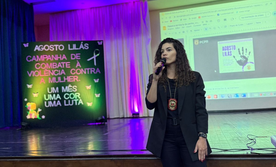 PCPR participa de palestra sobre Agosto Lilás em Barbosa Ferraz