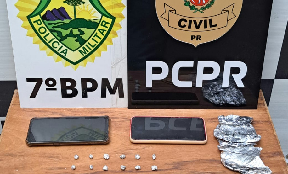 PCPR e PMPR prendem dois homens por tráfico e associação ao tráfico de drogas em Rondon