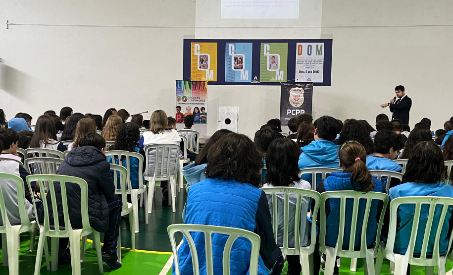 PCPR realiza palestra em combate ao bullying e cyberbullying em Colégio Adventista do Boa Vista