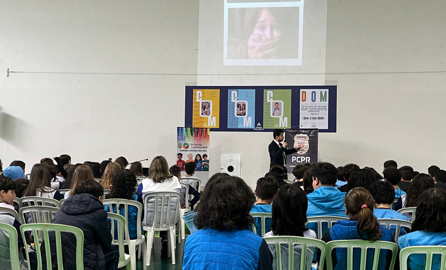 PCPR realiza palestra em combate ao bullying e cyberbullying em Colégio Adventista do Boa Vista