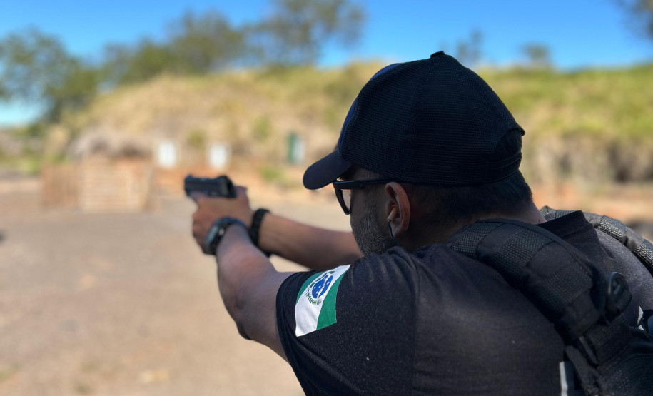 PCPR realiza treinamento de tiro em Mamborê