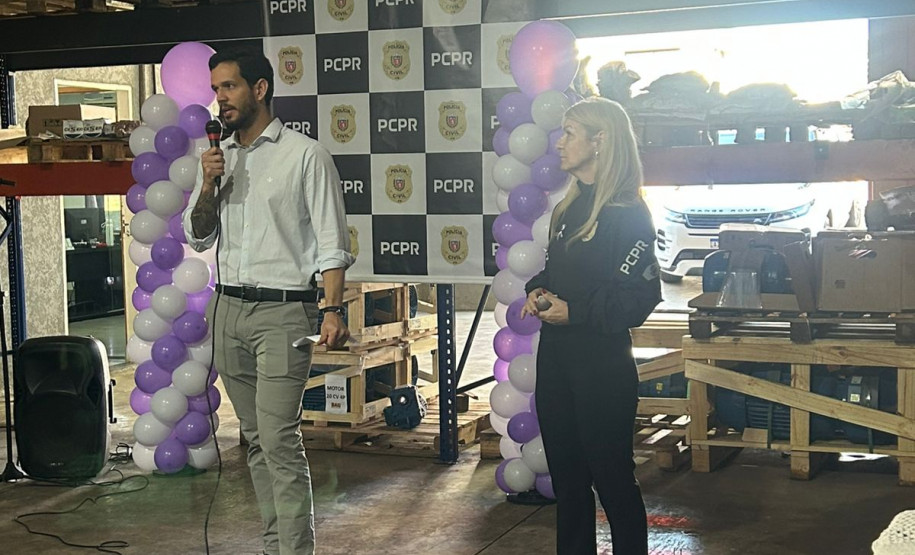 PCPR realiza palestra sobre Agosto Lilás em Rolândia