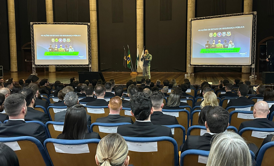 PCPR inicia curso de formação para 560 novos policiais civis em Curitiba