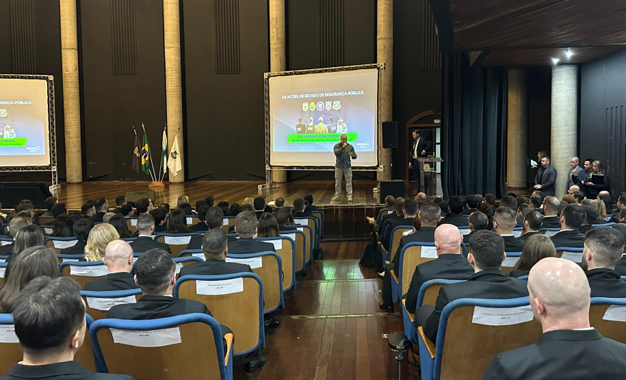 PCPR inicia curso de formação para 560 novos policiais civis em Curitiba