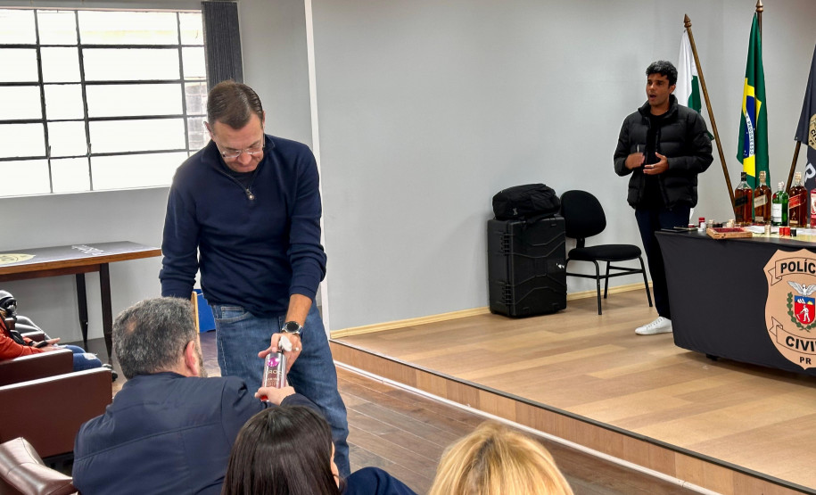 PCPR realiza treinamento em repressão ao mercado ilegal de bebidas alcoólicas em Curitiba