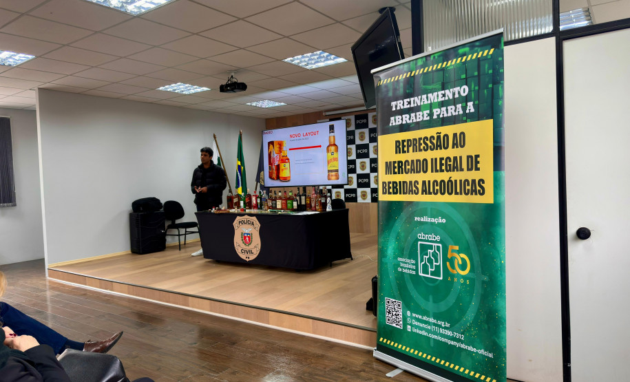 PCPR realiza treinamento em repressão ao mercado ilegal de bebidas alcoólicas em Curitiba