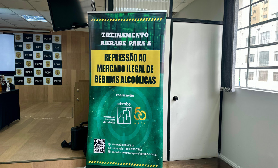 PCPR realiza treinamento em repressão ao mercado ilegal de bebidas alcoólicas em Curitiba