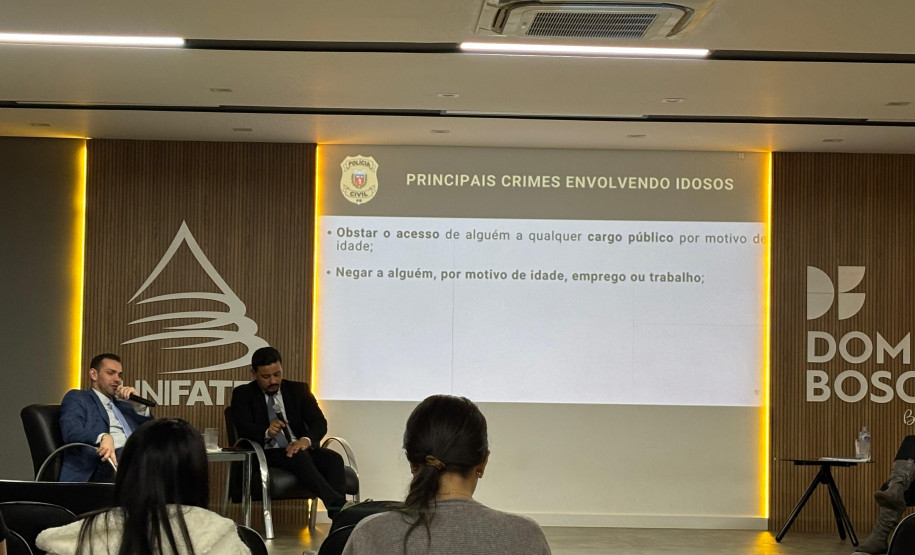 PCPR ministra palestra para alunos dos cursos de Medicina e Fisioterapia em Telêmaco Borba
