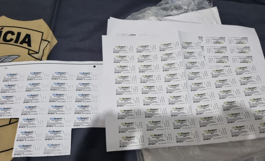 PCPR realiza operação contra organização criminosa que comercializa toxina botulínica falsa em Lapa