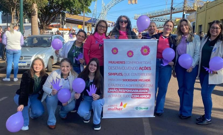 PCPR intensifica ações no Agosto Lilás a campanha de combate à violência contra a mulher em Andirá