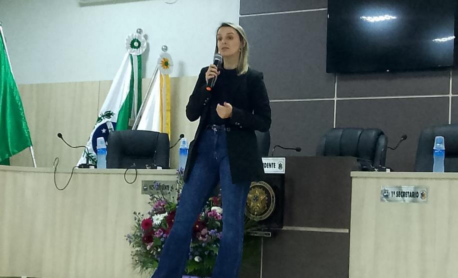 PCPR realiza palestra referente ao Agosto Lilás em Saudade do Iguaçu