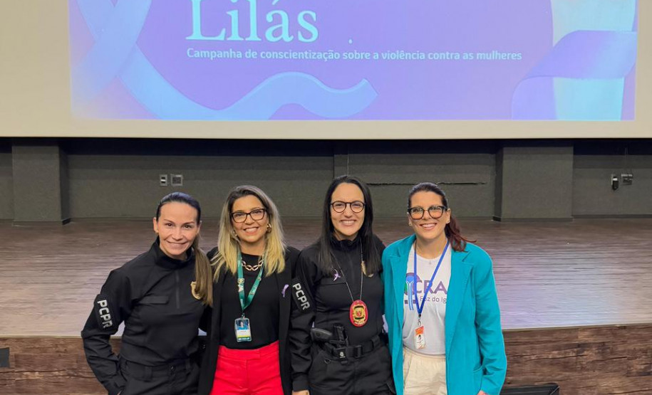 PCPR realiza palestras preventivas sobre violência contra a mulher em alusão ao Agosto Lilás em Foz do Iguaçu