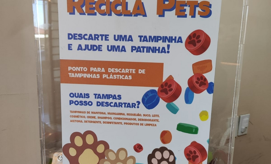 PCPR apoia projeto Recicla Pets e se torna ponto de coleta de tampinhas plásticas em Campo Mourão