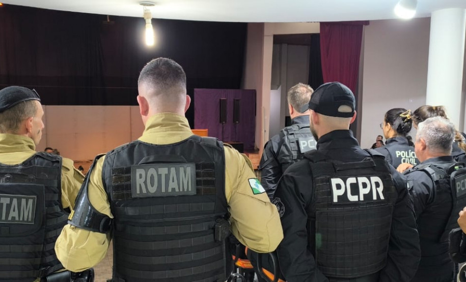 Com o apoio de outras forças, PCPR prende 14 pessoas durante operação deflagrada em Francisco Beltrão
