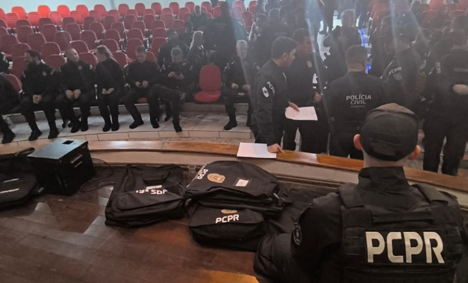 Com o apoio de outras forças, PCPR prende 14 pessoas durante operação deflagrada em Francisco Beltrão