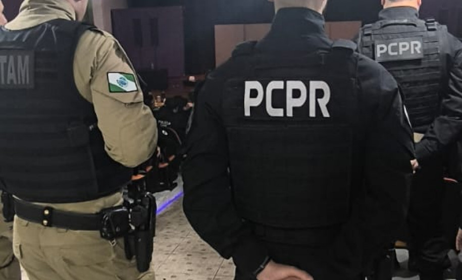 Com o apoio de outras forças, PCPR prende 14 pessoas durante operação deflagrada em Francisco Beltrão