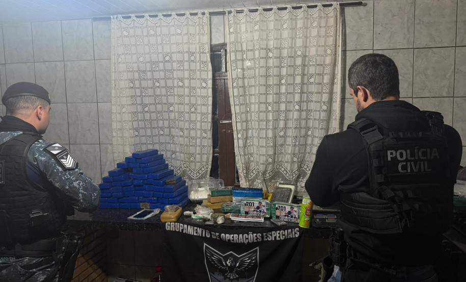 PCPR e GCM prendem dois homens e apreendem mais de 59 quilos de entorpecentes em Ponta Grossa