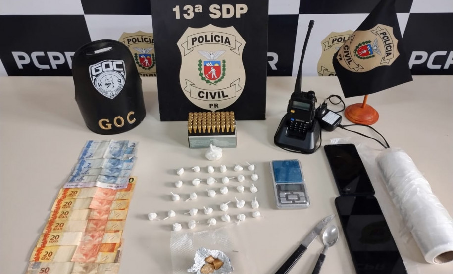 PCPR e GCM prendem duas pessoas em flagrante e apreende entorpecente em Ponta Grossa