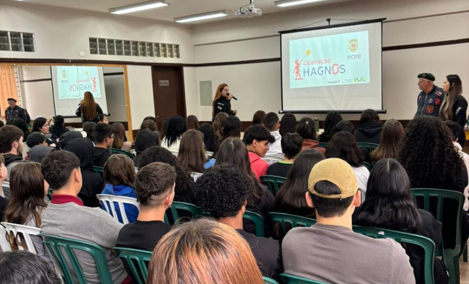PCPR leva palestra sobre cyberbullying a estudantes em Bocaiúva do Sul