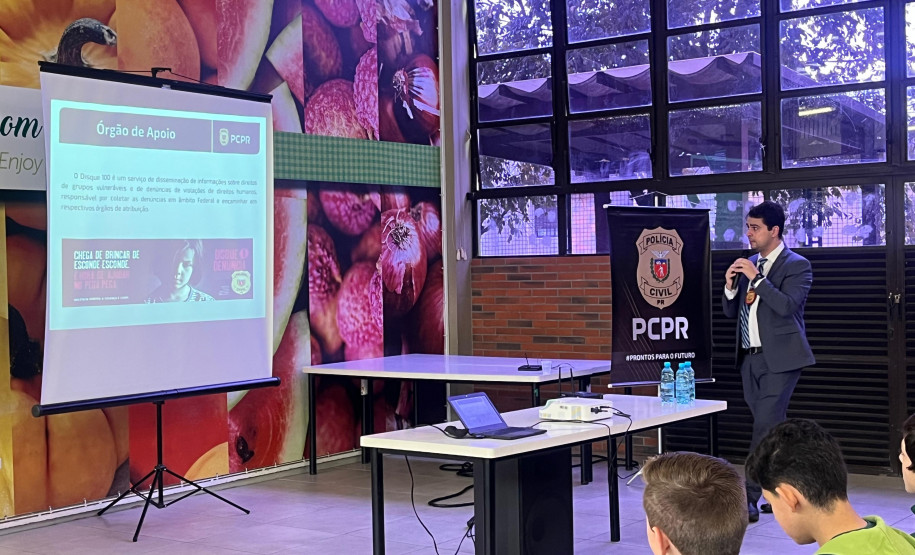 PCPR leva palestra sobre bullying e cyberbullying para escola da Capital
