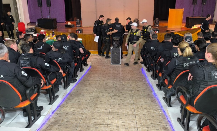 Com o apoio de outras forças, PCPR prende 14 pessoas durante operação deflagrada em Francisco Beltrão