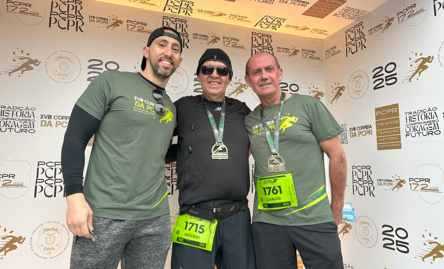 Corrida histórica celebra os 172 anos da Polícia Civil do Paraná e reúne 4,7 mil pessoas em Curitiba