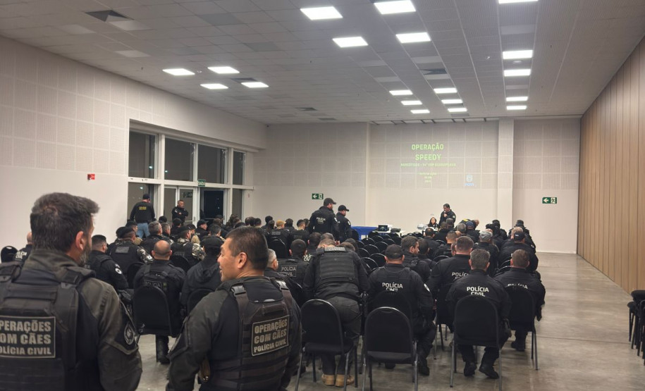 PCPR prende 16 pessoas durante operação contra crimes relacionados ao tráfico em Guarapuava