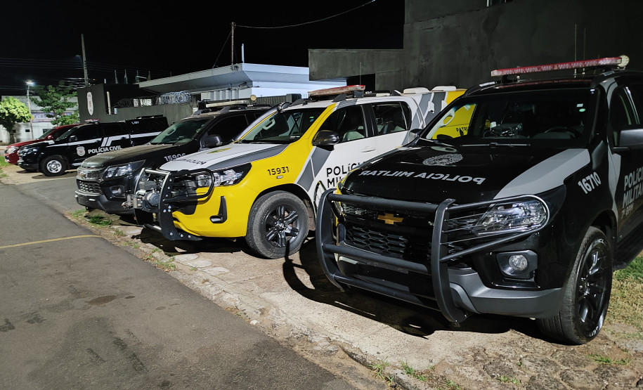 PCPR e PMPR prendem sete pessoas durante operação voltada ao combate de diversos crimes em Mariluz