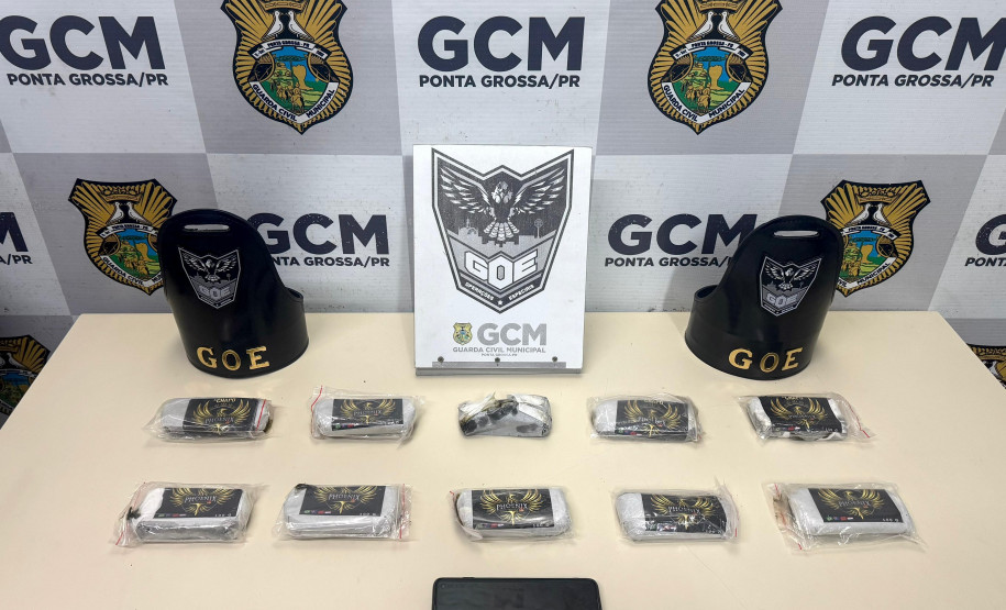 PCPR e GCM prendem homem em flagrante e apreendem 3 quilos de haxixe em Ponta Grossa