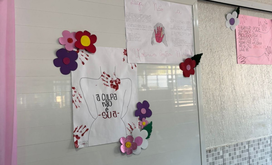 PCPR promove palestra em escola sobre conscientização sobre violência contra mulher em Foz do Iguaçu