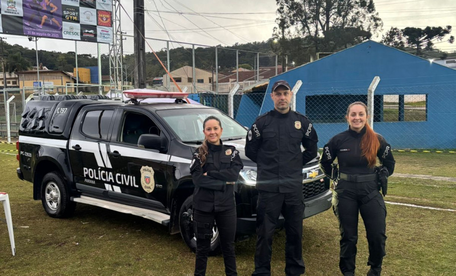 PCPR realiza segurança durante a corrida do combate a violência da mulher em Bocaiúva do Sul