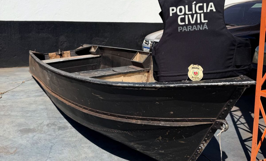 PCPR prende homem e recupera embarcação furtada em Terra Rica