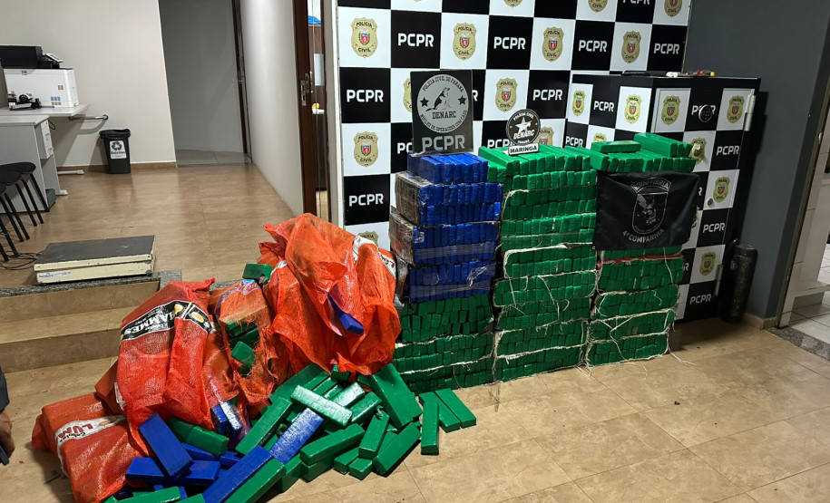 PCPR prende homem em flagrante por transportar aproximadamente 600 kg de maconha em Nova Esperança