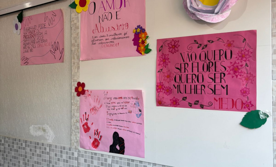 PCPR promove palestra em escola sobre conscientização sobre violência contra mulher em Foz do Iguaçu