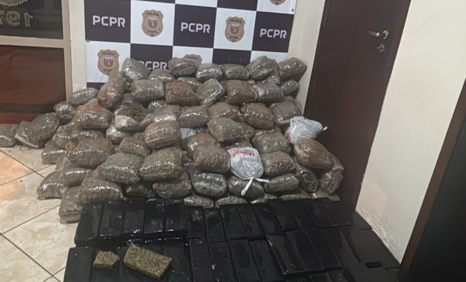 PCPR apreende 940 quilos de maconha durante ações distintas em Foz do Iguaçu