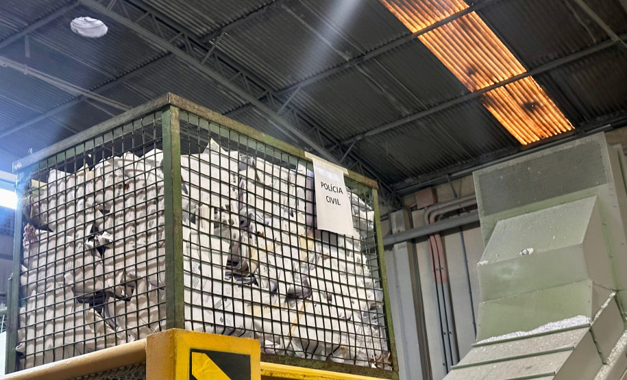 PCPR elimina cerca de 5 toneladas de documentos arquivados em delegacia da Capital e Região Metropolitana