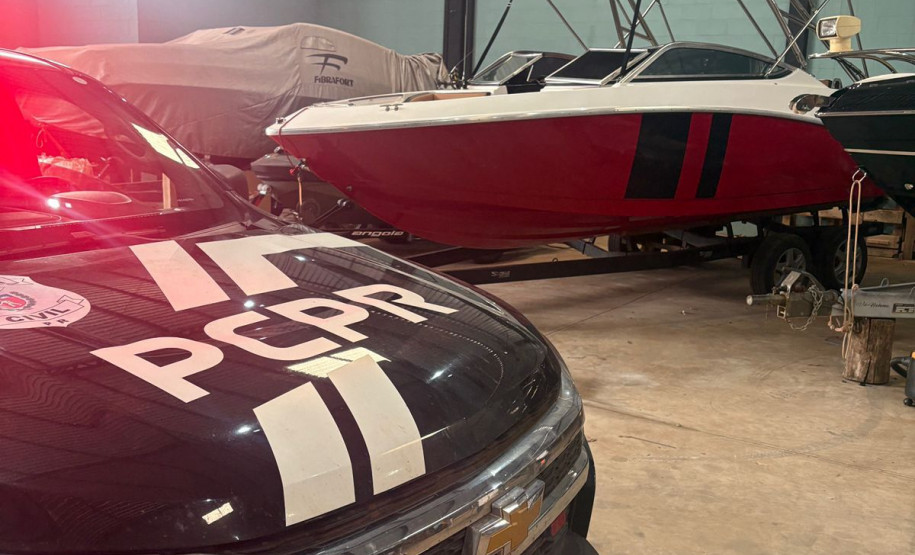 PCPR apreende lancha durante investigação de tráfico e lavagem de dinheiro em Porto Rico