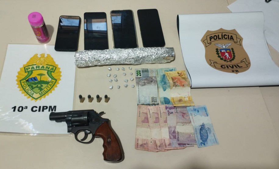 PCPR e PMPR prendem três pessoas em flagrante por tráfico de drogas em Palmital