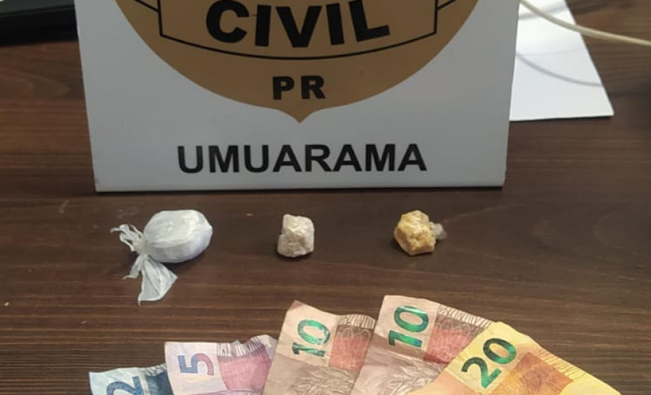 PCPR prende homem em flagrante por tráfico de drogas em Umuarama