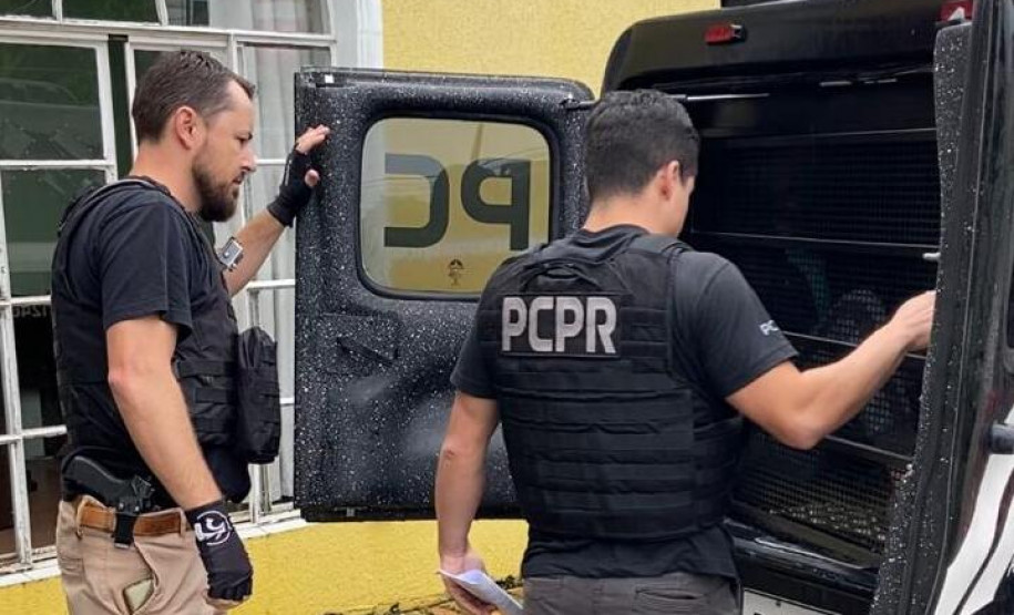 PCPR prende homem investigado por homicídio ocorrido em Carambeí