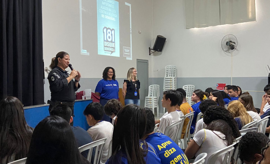 PCPR ministra palestras sobre prevenção de drogas para jovens e adolescentes em Maringá