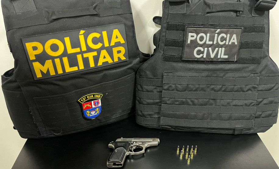 PCPR e PMPR prendem homem por posse ilegal de arma de fogo em Mangueirinha