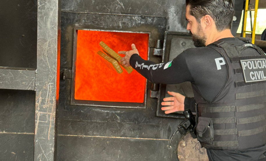 PCPR incinera aproximadamente duas toneladas de drogas em Arapongas