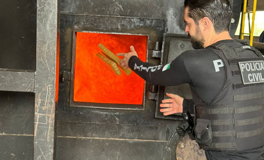 PCPR incinera aproximadamente duas toneladas de drogas em Arapongas