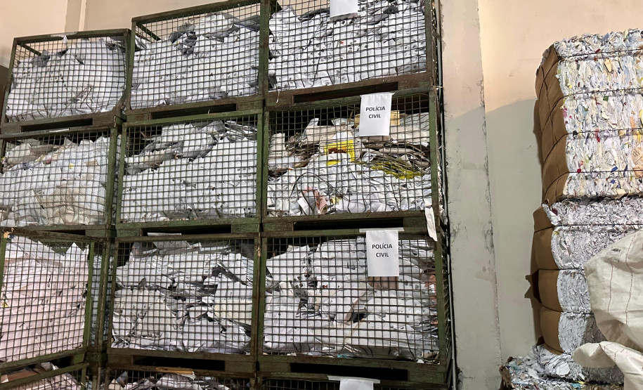 PCPR elimina cerca de 5 toneladas de documentos arquivados em delegacia da Capital e Região Metropolitana