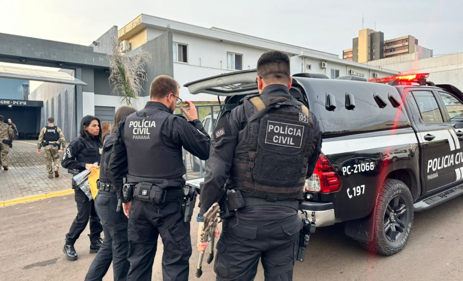 Polícias do Paraná desarticulam grupo criminoso e realizam 43 prisões em nove cidades