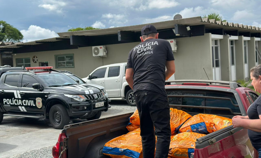 PCPR acompanha entrega de rações arrecadadas na XVIII Corrida da Instituição