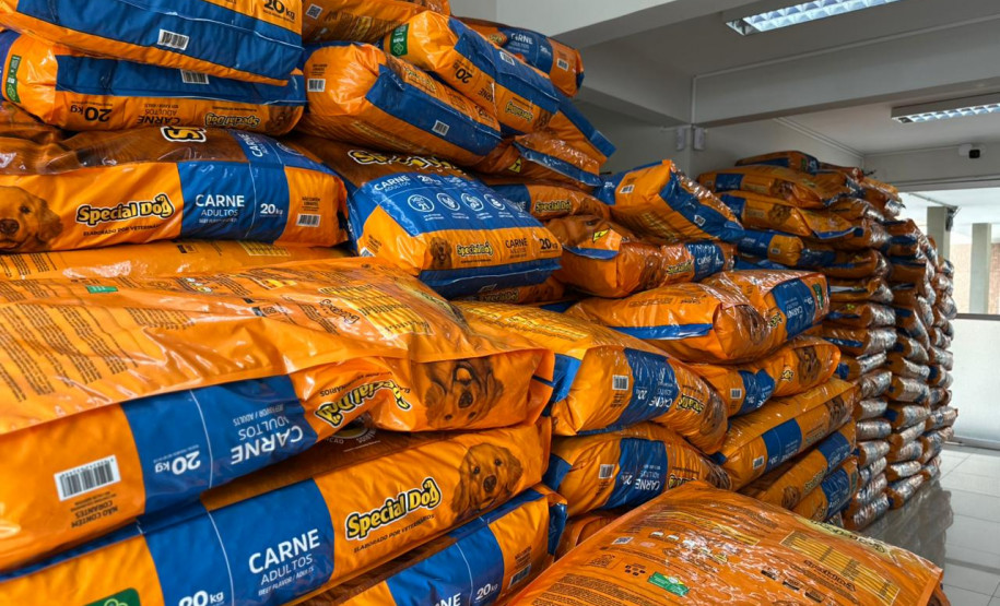 PCPR acompanha entrega de rações arrecadadas na XVIII Corrida da Instituição