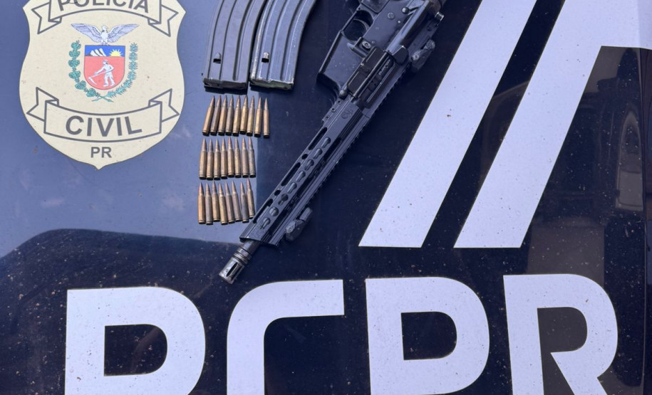 PCPR, PMPR e GCM apreendem fuzil durante ação em Arapongas