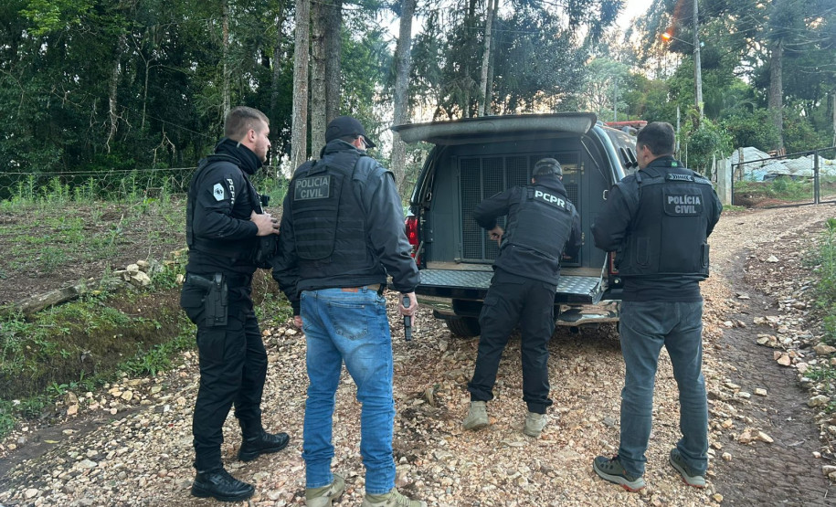 PCPR prende homem investigado por tráfico de drogas e posse ilegal de arma em Castro